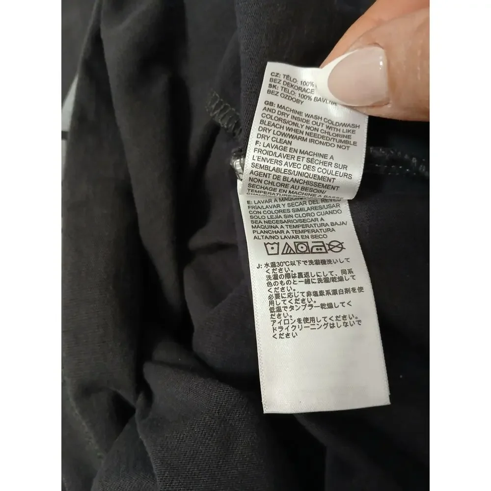 The North Face Brain‎ Dead Collab Collectible T-shirt Sz M Black Skull Embroider